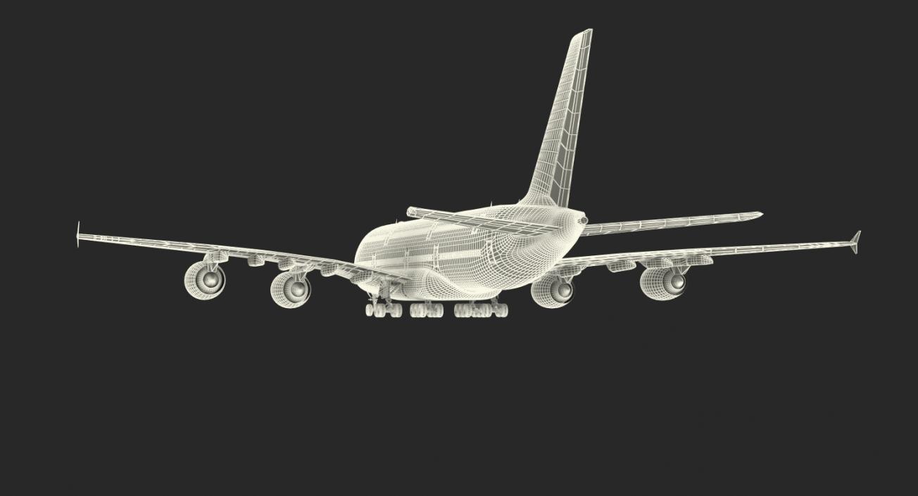 Airbus A380-1000 Air France 3D